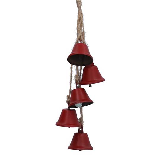 Tin Bell Red, Cluster 40cm *ETA Nov